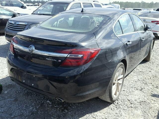 2G4GN5EX9E9168117 - 2014 BUICK REGAL PREM BLACK photo 4