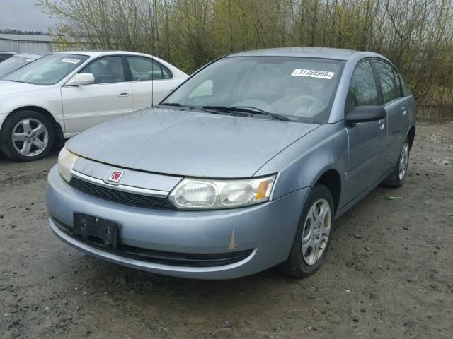1G8AZ52F83Z198345 - 2003 SATURN ION LEVEL TURQUOISE photo 2