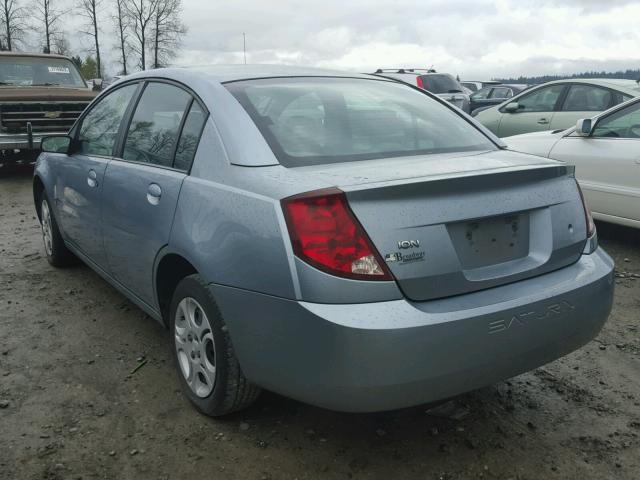 1G8AZ52F83Z198345 - 2003 SATURN ION LEVEL TURQUOISE photo 3