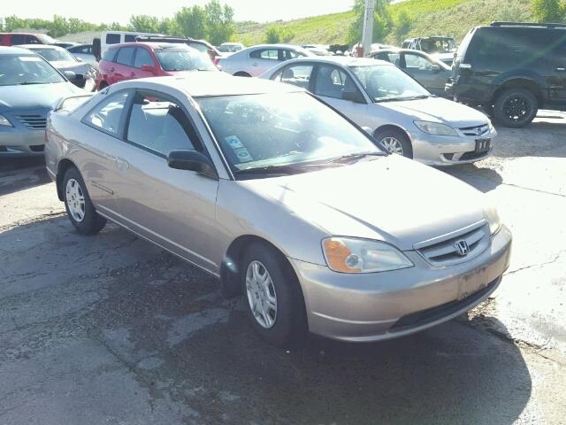 1HGEM22562L063850 - 2002 HONDA CIVIC LX GOLD photo 1