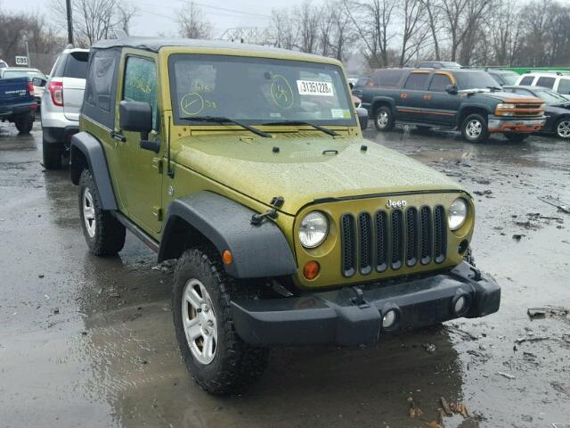 1J4AA2D13AL210599 - 2010 JEEP WRANGLER S GREEN photo 1