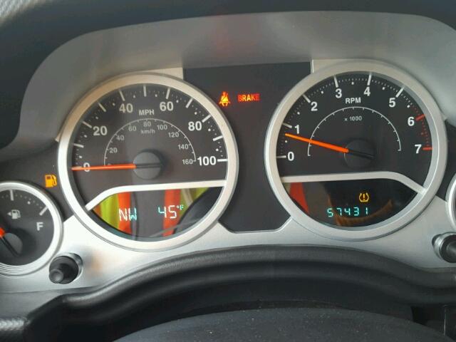 1J4AA2D13AL210599 - 2010 JEEP WRANGLER S GREEN photo 8