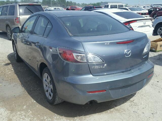 JM1BL1UP9D1756889 - 2013 MAZDA 3 I GRAY photo 3