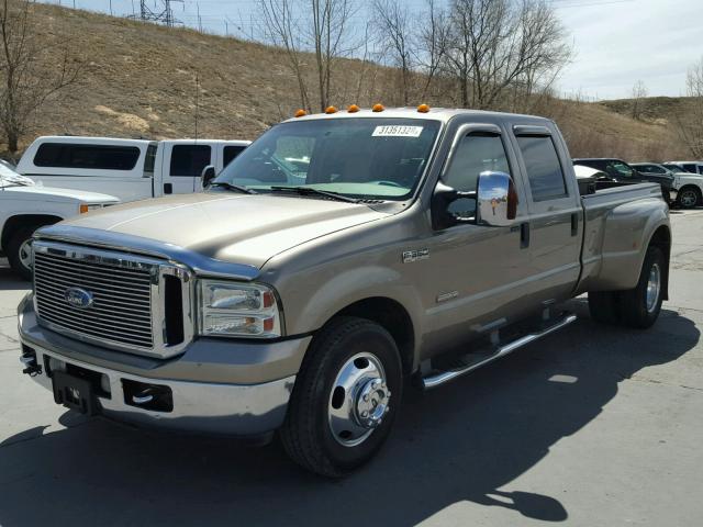 1FTWW32P76EA40785 - 2006 FORD F350 SUPER GOLD photo 2