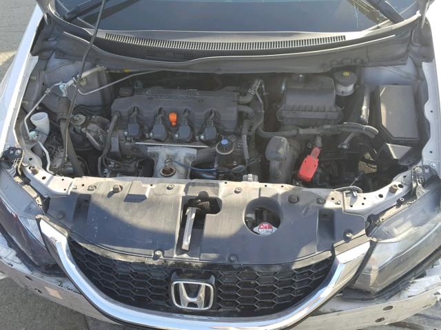 2HGFB2F90FH532201 - 2015 HONDA CIVIC EXL SILVER photo 7