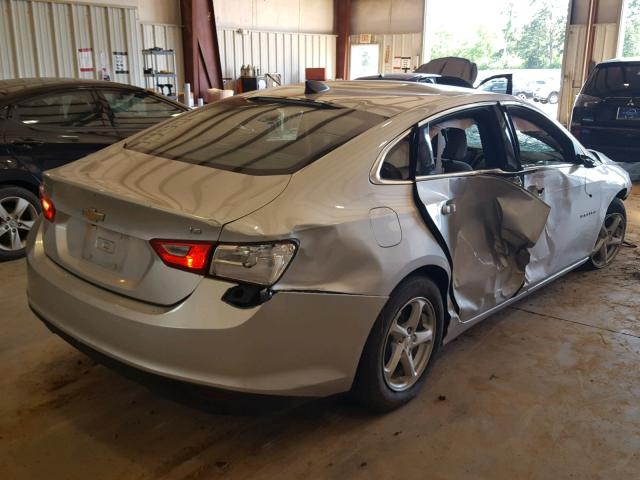 1G1ZB5ST0GF175984 - 2016 CHEVROLET MALIBU LS 灰色 照片 4