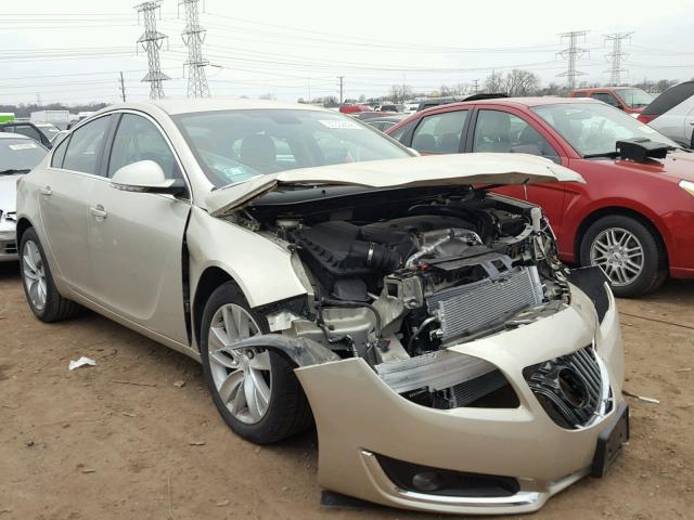 2G4GK5EX6G9153490 - 2016 BUICK REGAL TAN photo 1