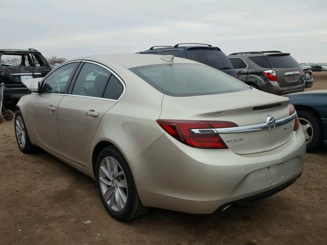 2G4GK5EX6G9153490 - 2016 BUICK REGAL TAN photo 3