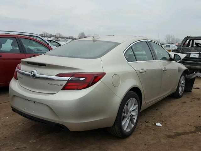 2G4GK5EX6G9153490 - 2016 BUICK REGAL TAN photo 4