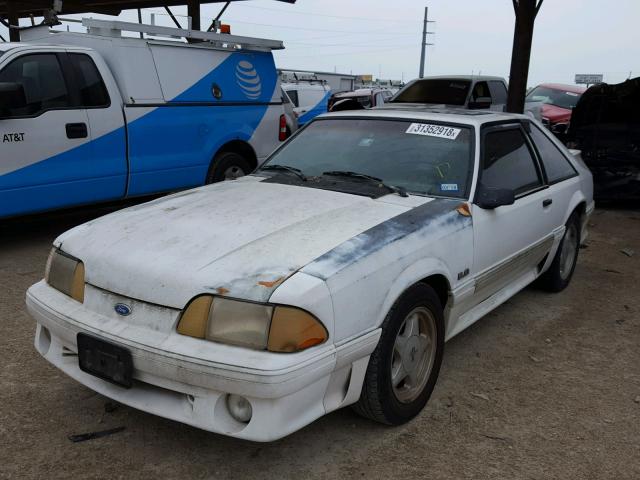 1FACP42E9PF126475 - 1993 FORD MUSTANG GT WHITE photo 2