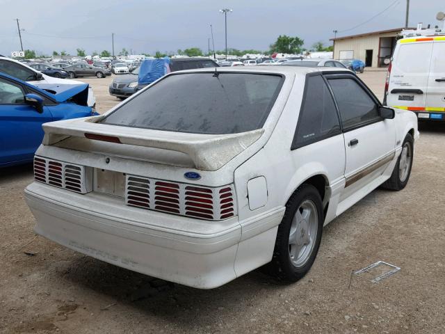 1FACP42E9PF126475 - 1993 FORD MUSTANG GT WHITE photo 4