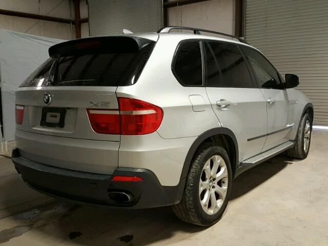 5UXFE835X9L170717 - 2009 BMW X5 XDRIVE4 SILVER photo 4