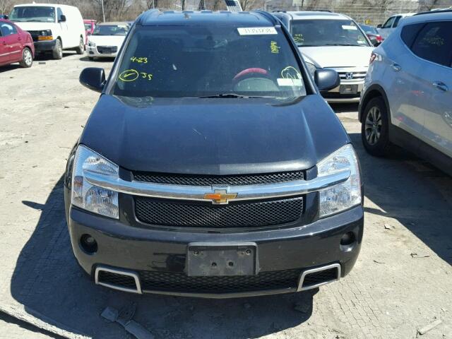 2CNDL037786074175 - 2008 CHEVROLET EQUINOX SP BLACK photo 9