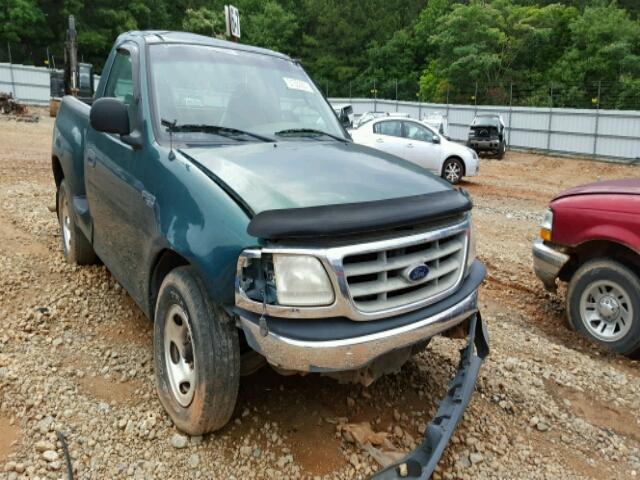 1FTZF0725YKA04591 - 2000 FORD F150 GREEN photo 1