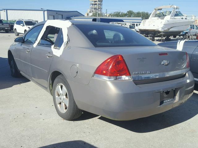 2G1WT58K869139756 - 2006 CHEVROLET IMPALA LT GOLD photo 3