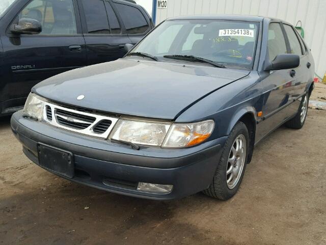 YS3DD55H9Y2028857 - 2000 SAAB 9-3 BLUE photo 2