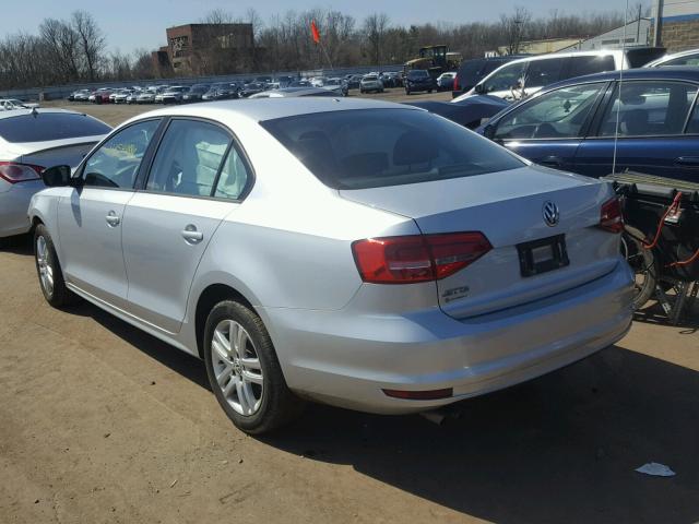 3VW2K7AJ7FM215803 - 2015 VOLKSWAGEN JETTA BASE 银色 照片 3