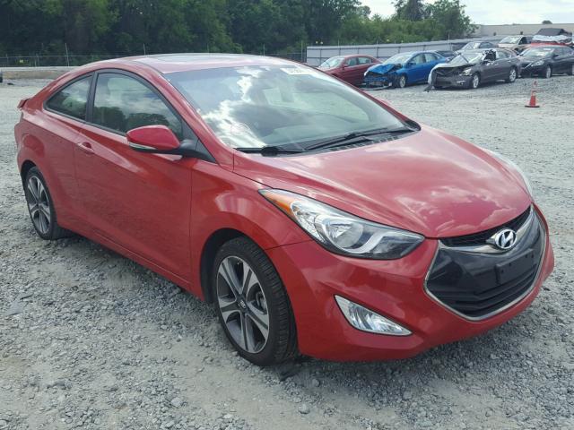 KMHDH6AE5DU008032 - 2013 HYUNDAI ELANTRA CO RED photo 1