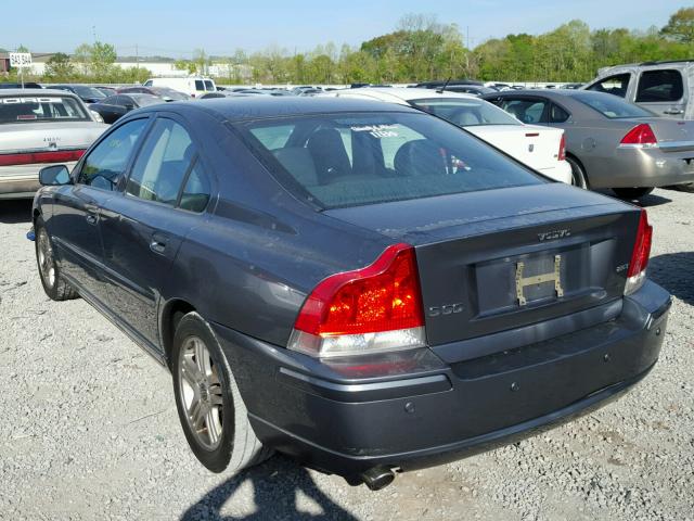 YV1RS592362537245 - 2006 VOLVO S60 2.5T GRAY photo 3