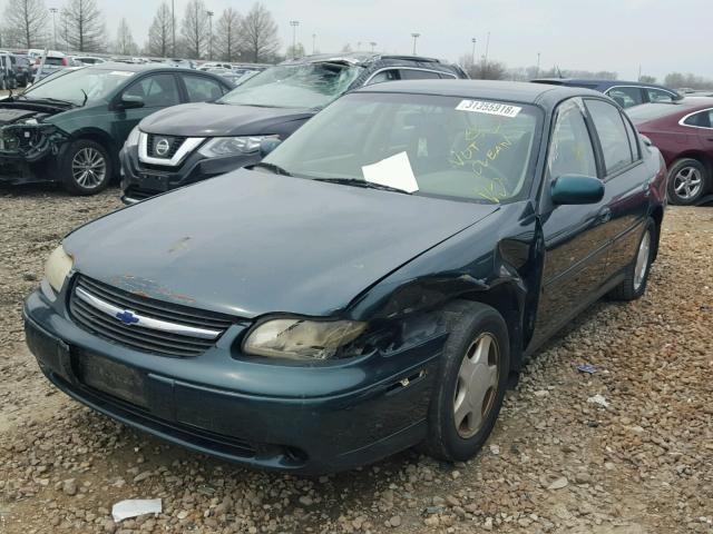 1G1NE52J9Y6171079 - 2000 CHEVROLET MALIBU LS მწვანე ფოტო 2