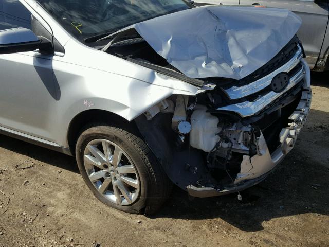 2FMDK3KCXCBA09193 - 2012 FORD EDGE LIMIT SILVER photo 9
