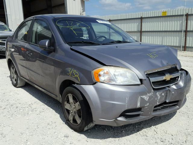 KL1TD5DE9BB209952 - 2011 CHEVROLET AVEO LS SILVER photo 1