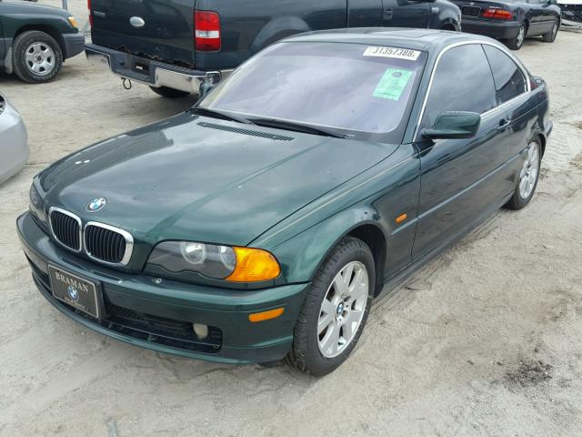 WBABM3342YJN83932 - 2000 BMW 323 CI GREEN photo 2