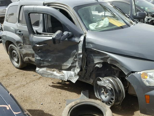 3GNDA13D48S610885 - 2008 CHEVROLET HHR LS CHARCOAL photo 9