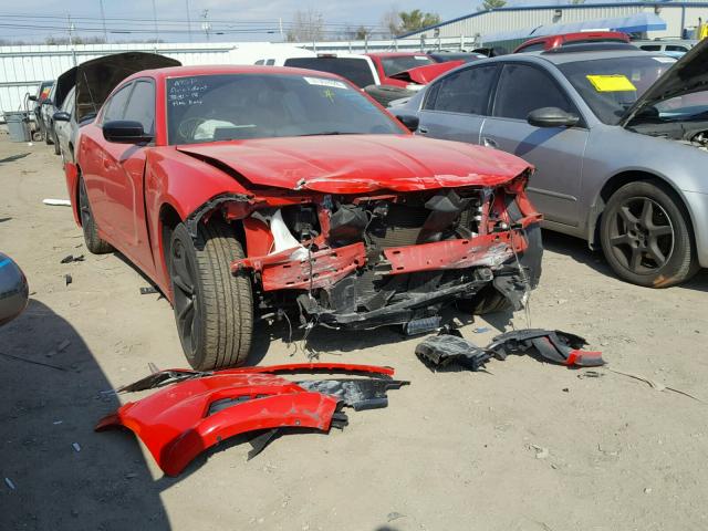 2C3CDXBG7JH135787 - 2018 DODGE CHARGER SX RED photo 1