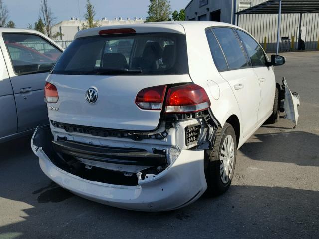 WVWDB7AJXEW003035 - 2014 VOLKSWAGEN GOLF 白色 照片 4