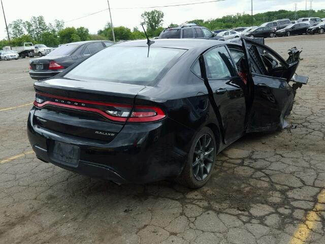 1C3CDFBA7DD176119 - 2013 DODGE DART SXT BLACK photo 4