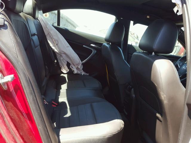 2G4GT5GX3E9272475 - 2014 BUICK REGAL GS Կարմիր լուսանկար 6