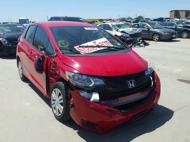 JHMGK5H56GX037978 - 2016 HONDA FIT LX RED photo 1