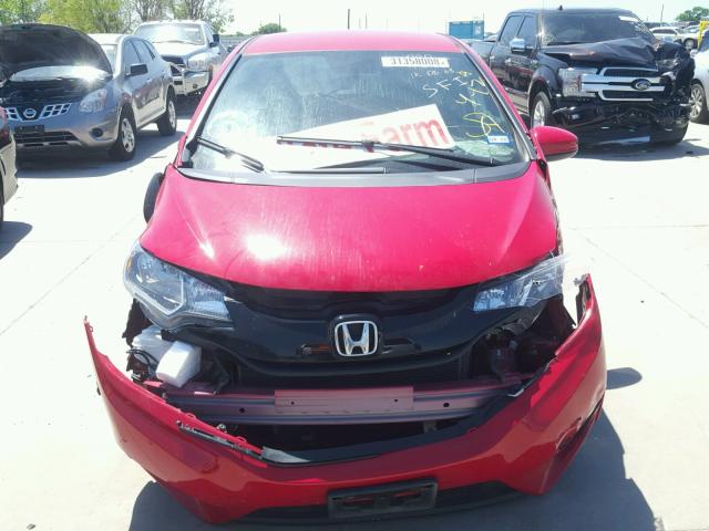 JHMGK5H56GX037978 - 2016 HONDA FIT LX RED photo 9