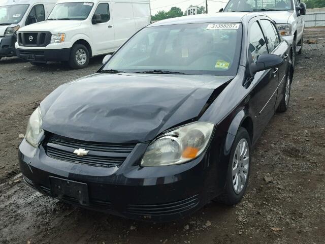 1G1AT58H397192112 - 2009 CHEVROLET COBALT LT BLACK photo 9