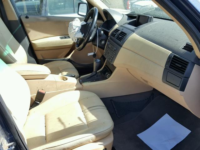 WBXPA93484WA66142 - 2004 BMW X3 3.0I BLUE photo 5
