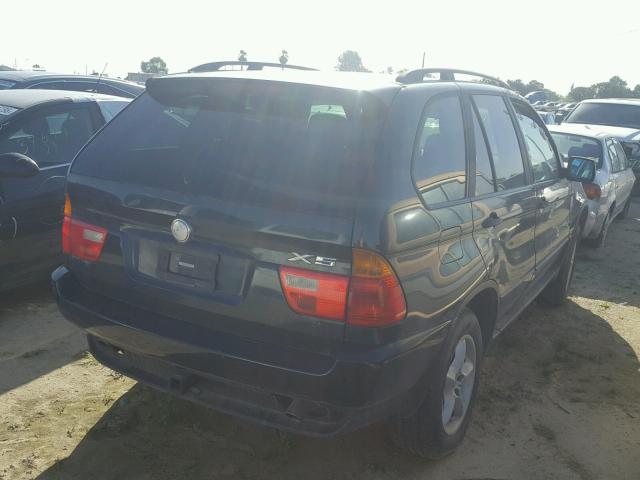 WBAFA53581LM89286 - 2001 BMW X5 3.0I GREEN photo 4