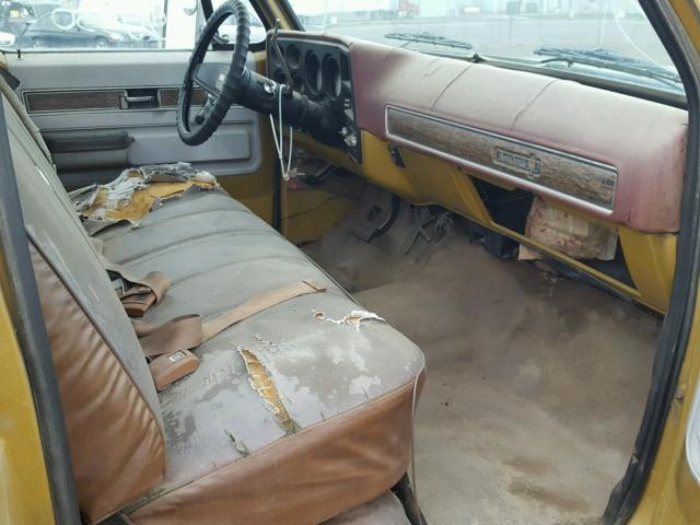 TCL246F702161 - 1976 GMC PICKUP YELLOW photo 5