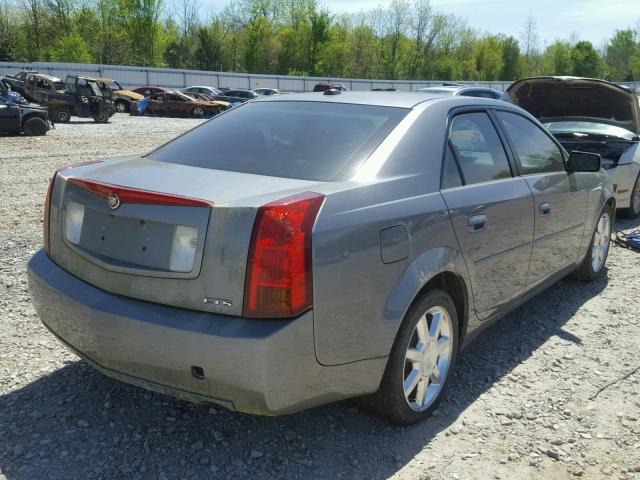 1G6DM577440171168 - 2004 CADILLAC CTS GRAY photo 4