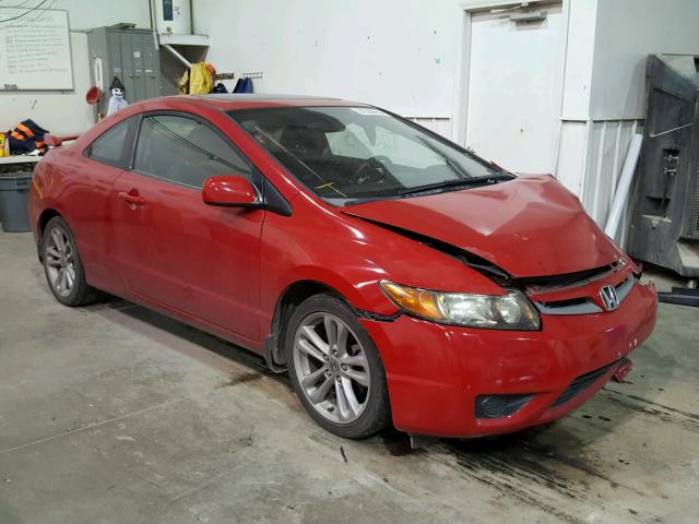 2HGFG21577H710001 - 2007 HONDA CIVIC SI RED photo 1