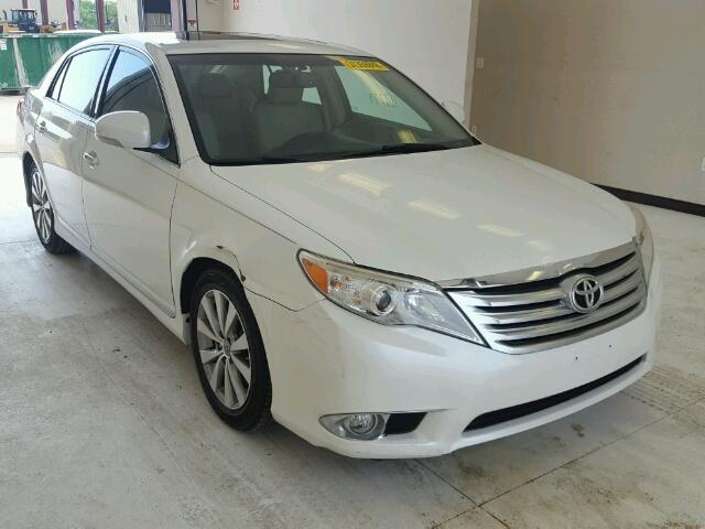 4T1BK3DB2BU391420 - 2011 TOYOTA AVALON BAS WHITE photo 1