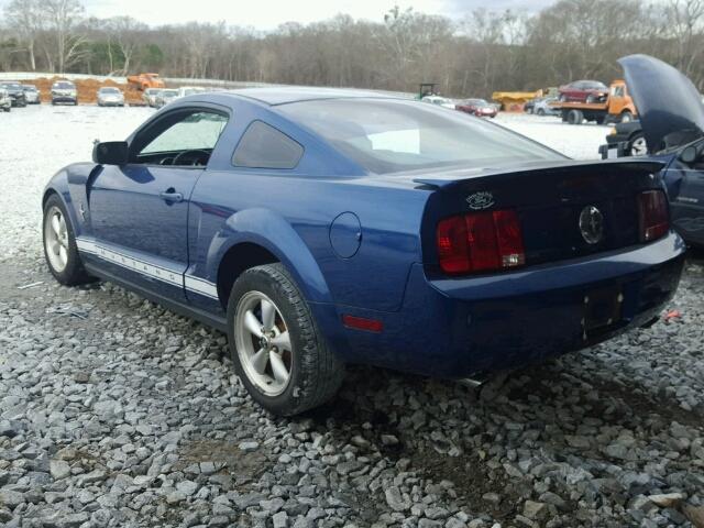 1ZVFT80N475231490 - 2007 FORD MUSTANG BLUE photo 3