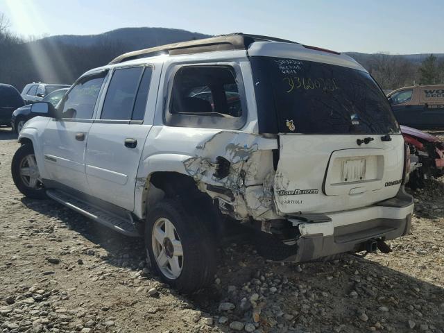 1GNET16S836113196 - 2003 CHEVROLET TRAILBLAZE WHITE photo 9