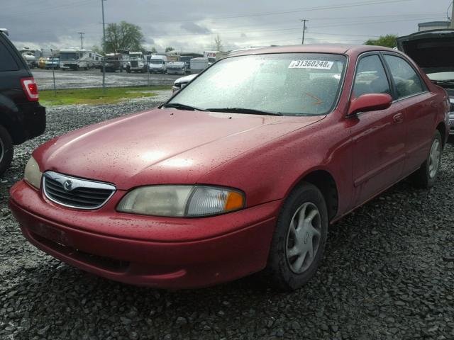 1YVGF22C0X5841100 - 1999 MAZDA 626 ES MAROON photo 2