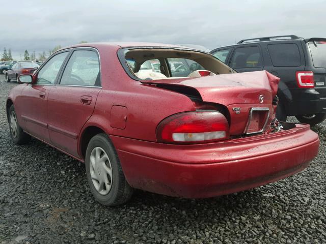 1YVGF22C0X5841100 - 1999 MAZDA 626 ES MAROON photo 3