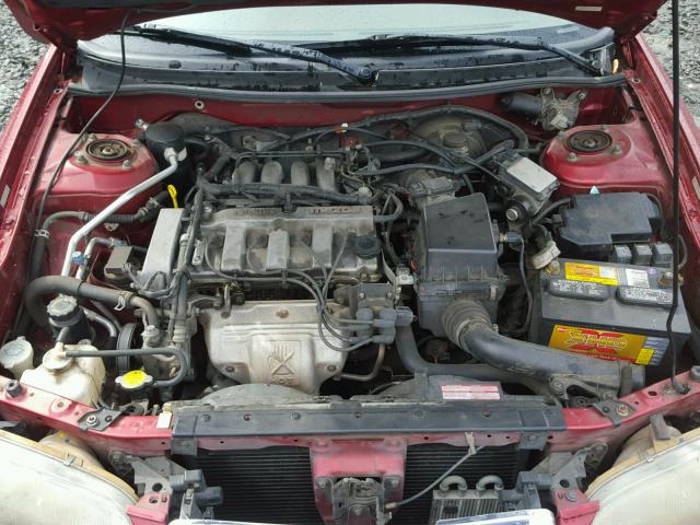 1YVGF22C0X5841100 - 1999 MAZDA 626 ES MAROON photo 7