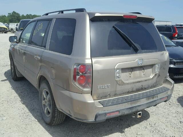 5FNYF28496B050846 - 2006 HONDA PILOT EX GOLD photo 3