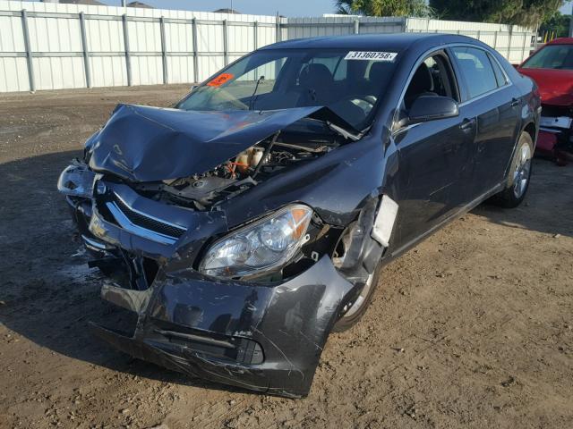 1G1ZC5EB7AF323930 - 2010 CHEVROLET MALIBU 1LT 黑色 照片 2