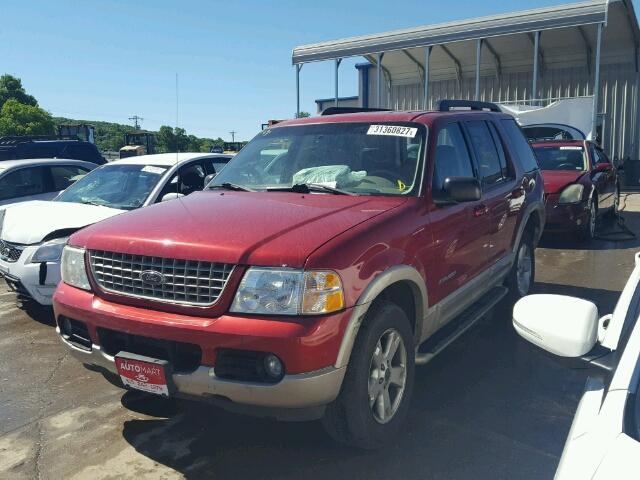 1FMZU74WX5ZA67481 - 2005 FORD EXPLORER E RED photo 2