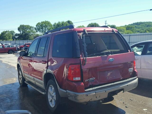 1FMZU74WX5ZA67481 - 2005 FORD EXPLORER E RED photo 3